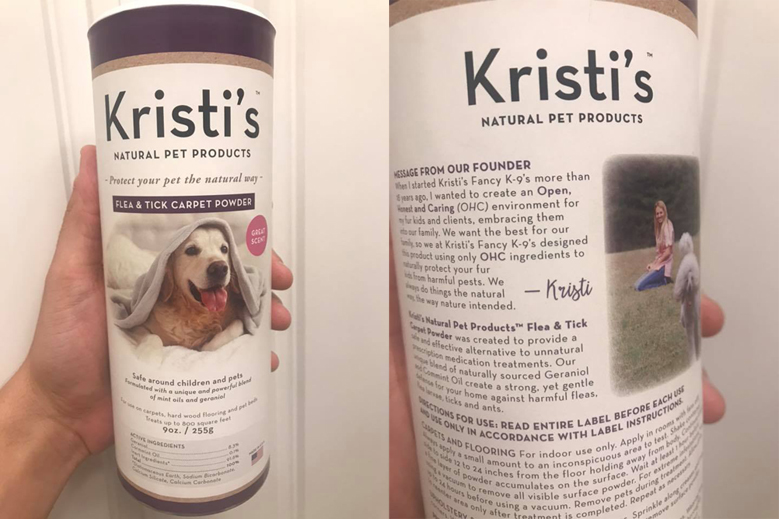 Flea & Tick Carpet Powder Kristi's